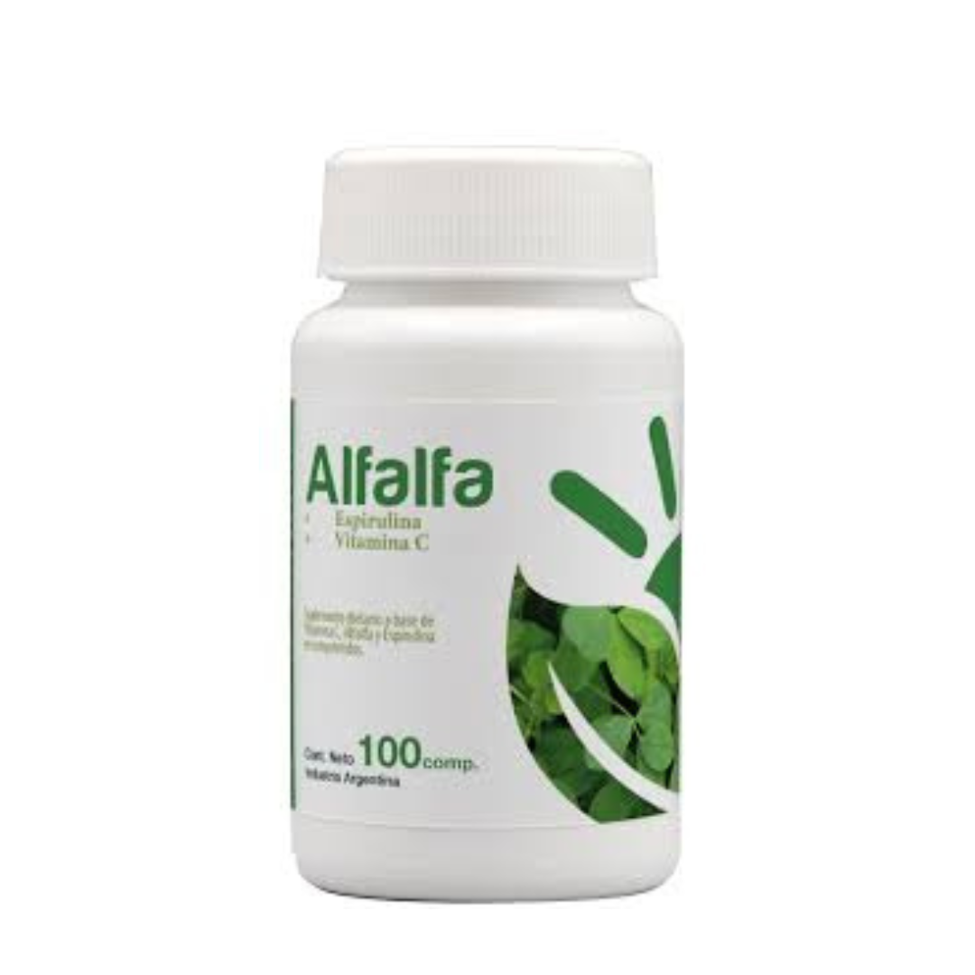 Alfalfa + Espirulina + Vitamina C